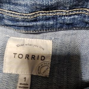 Jean jacket Torrid brand